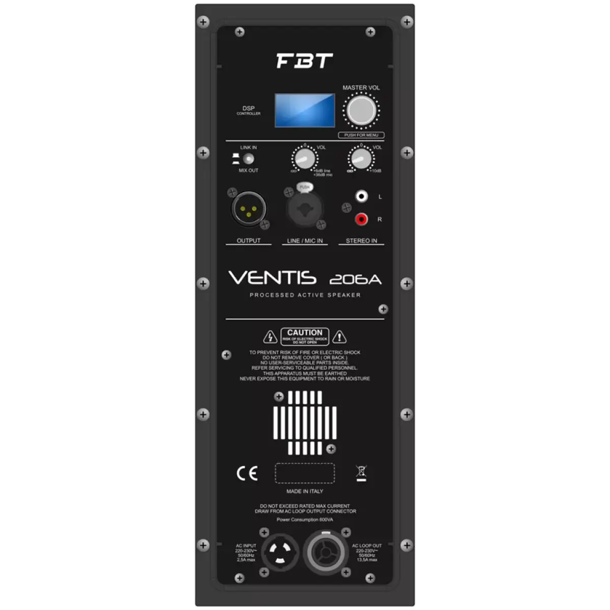 Fbt - VENTIS206A Processed Active Speaker 700W + 200W Rms - Image 3