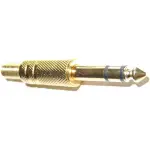 Tva Connector 6.3MM Stereo Male Gold