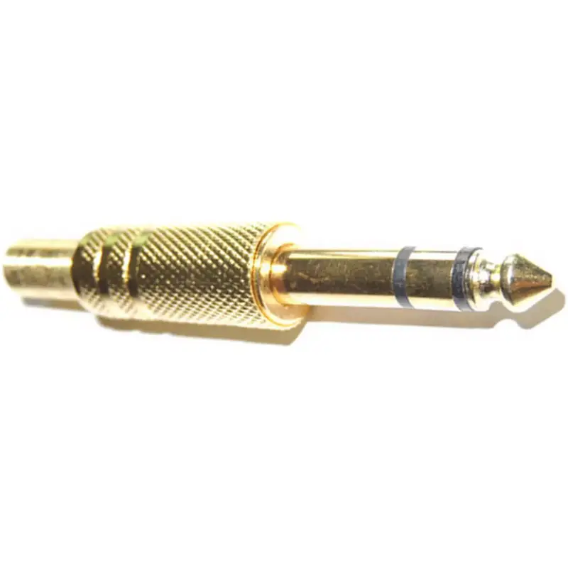 Tva Connector 6.3MM Stereo Male Gold