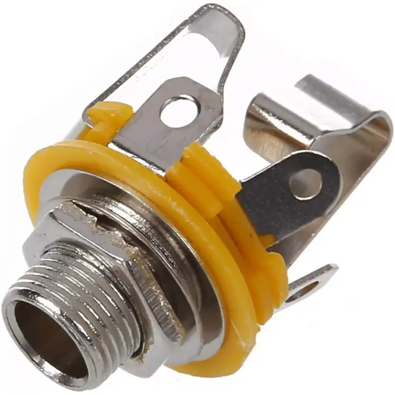 Tva Connector 6.3MM Stereo Female Chassis Mount With Switch