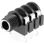 Tva Connector 6.3MM Stereo Female Chassis Mount
