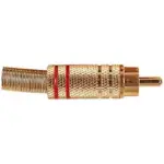 Tva Connector Rca Inline Male Gold Red