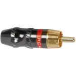Tva Connector Rca Inline Male Hq Gold Red