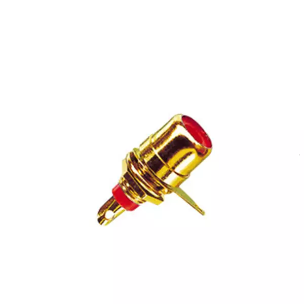 755157TVA_1 Tva Connector Rca Chassis Mount Female Gold Red - Image 1