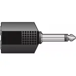 Tva Adaptor 6.3MM Mono Male To 2X 6.3MM Mono Female