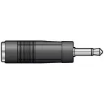 Tva Adaptor 6.3MM Mono Female To 3.5MM Mono Male