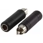 Tva Adaptor Rca Male To 6.3MM Mono Female