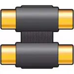 Tva Adaptor 2X Rca Female To 2X Rca Female