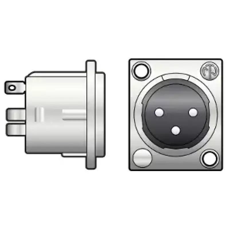 Neutrik Connector Xlr Chassis Mount Male