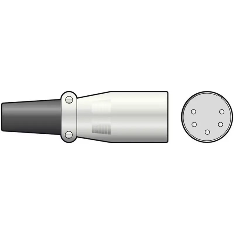 Tva Connector Xlr Inline Male 5 Pin