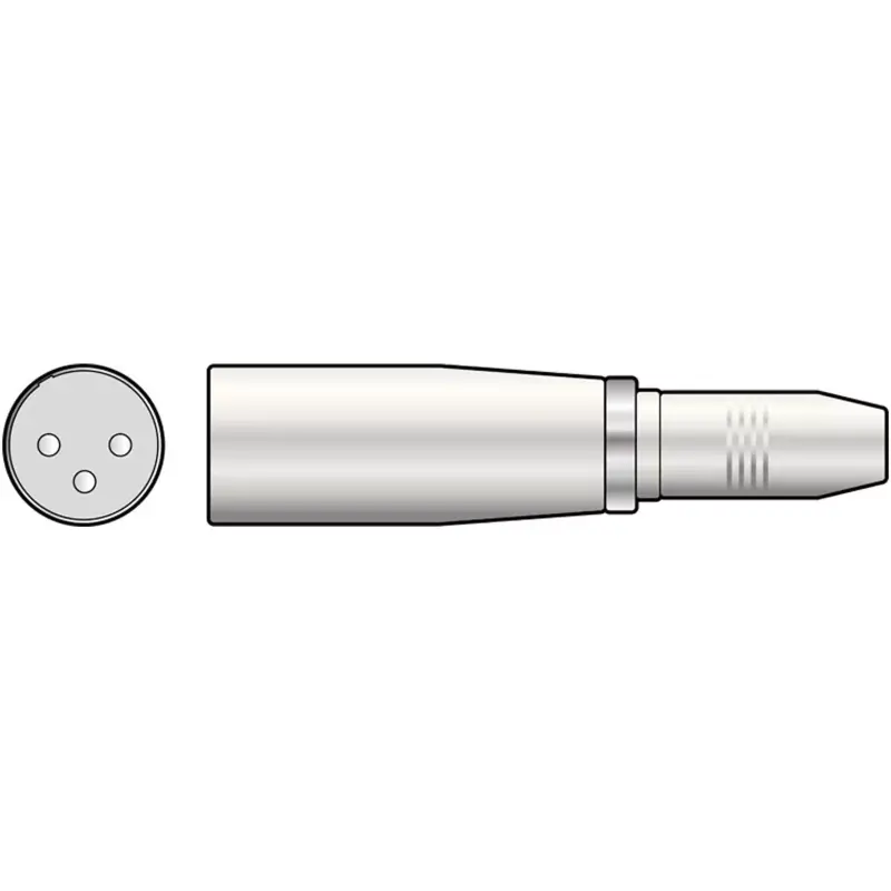 Tva Adaptor Xlr Male To 6.3MM Mono Female