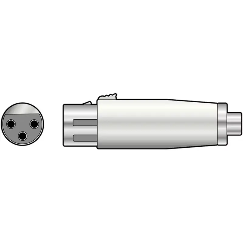 Tva Adaptor Xlr Female To Rca Female