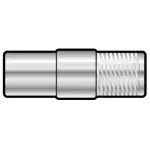 Tva Adaptor Rf Male To F - Type Female