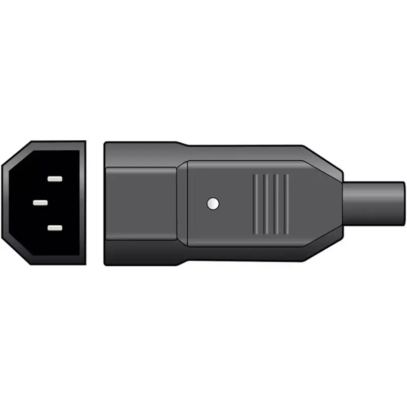 Tva Connector Iec Male Inline