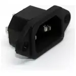 Tva Connector Iec Male Chassis Mount