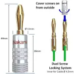 Tva Connector Nakamichi Banana Plug Black - Image 2