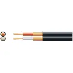 Filo F8B Figure 8 Screen Cable 2CORE Black 100M