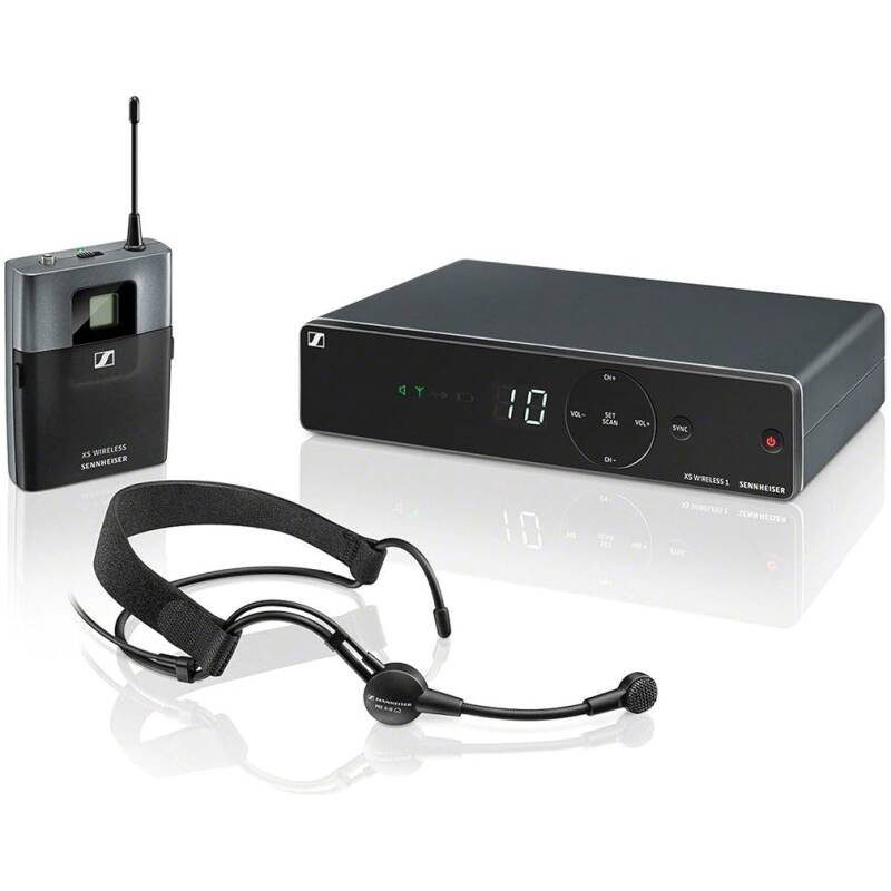 Sennheiser XSW 1-ME3-B Hands-Free Wireless Microphone System