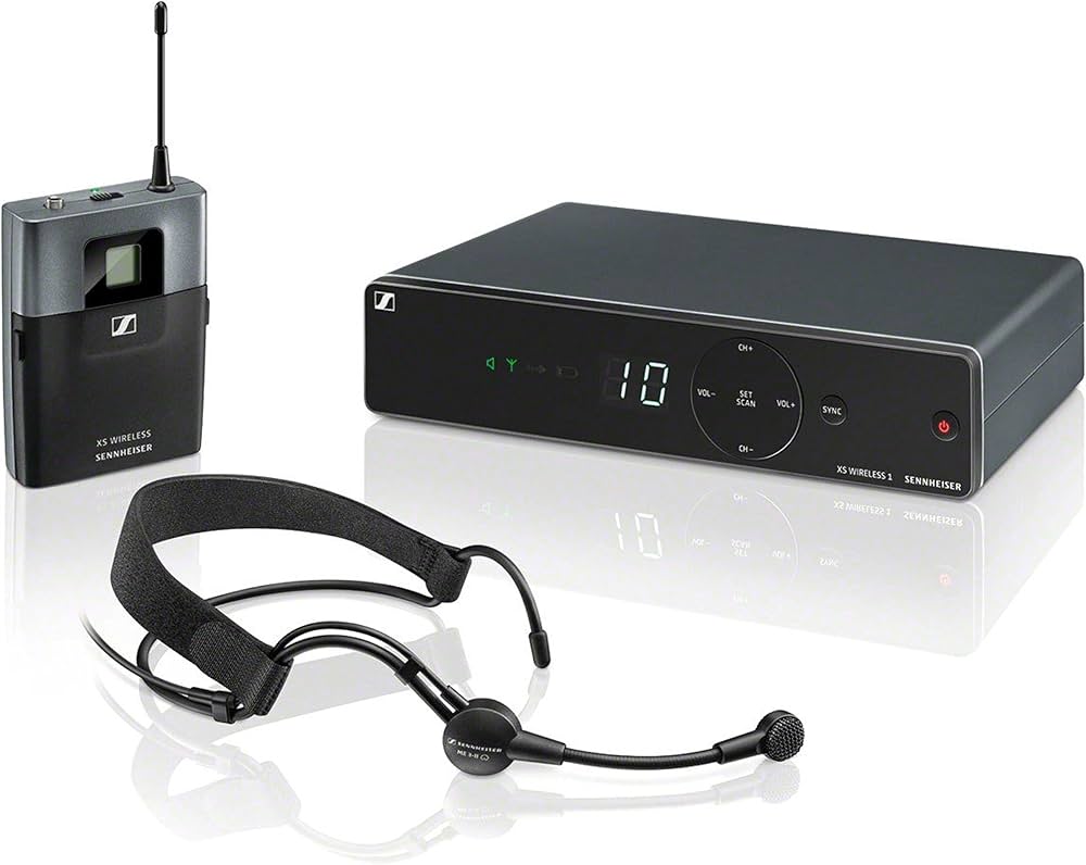 81wke3Vjy6L._AC_UF1000,1000_QL80_ Sennheiser XSW 1-ME3-B Hands-Free Wireless Microphone System - Image 1