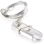 Beamz - SAF20 Steel Safety Cable 70CM X 2MM