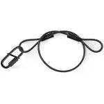 Beamz - SAF35 Safety Cable 35CM X 3MM 30KG Black