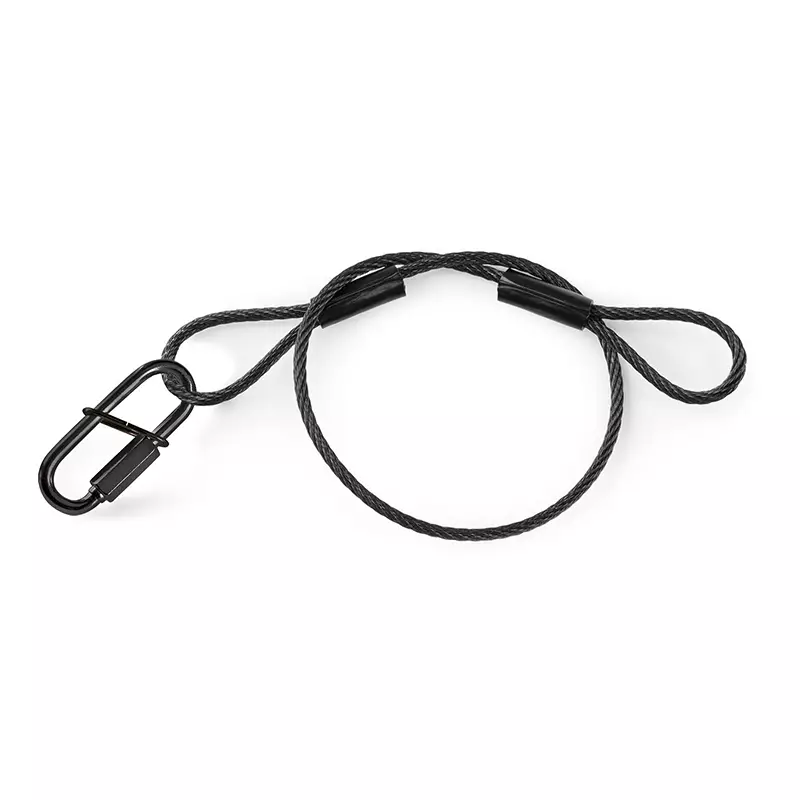 853316B_1 Beamz - SAF35 Safety Cable 35CM X 3MM 30KG Black - Image 1