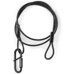 Beamz - SAF75 Safety Cable 75CM X 3MM 30KG Black