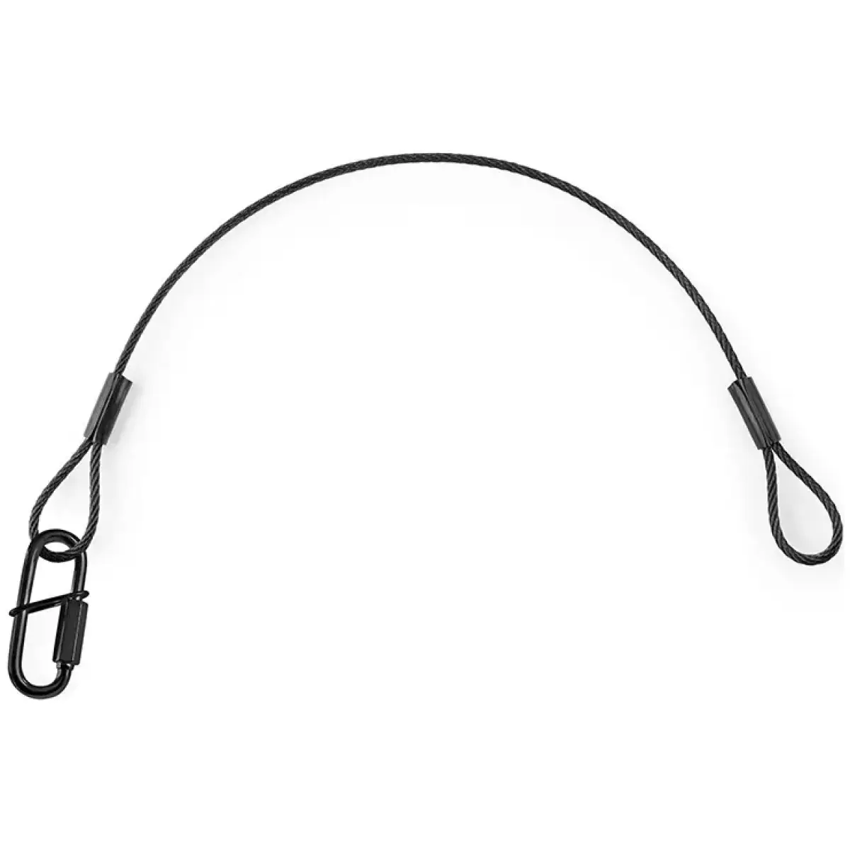 Beamz - SAF75 Safety Cable 75CM X 3MM 30KG Black - Image 4