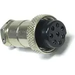 Tva Connector Multipin Female Inline 8PIN