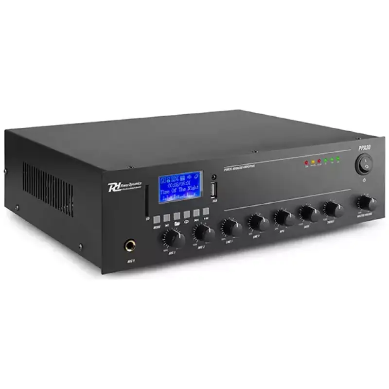 Power Dynamics PPA30 100V Mixer Amplifier 30W Usb/sd/bt