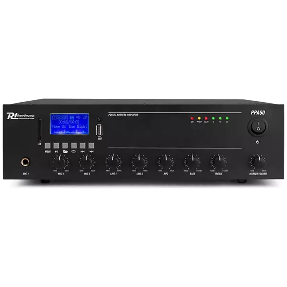 Pdm PPA50 100V Mixer Amplifier 50W Usb/sd/bt - Image 3
