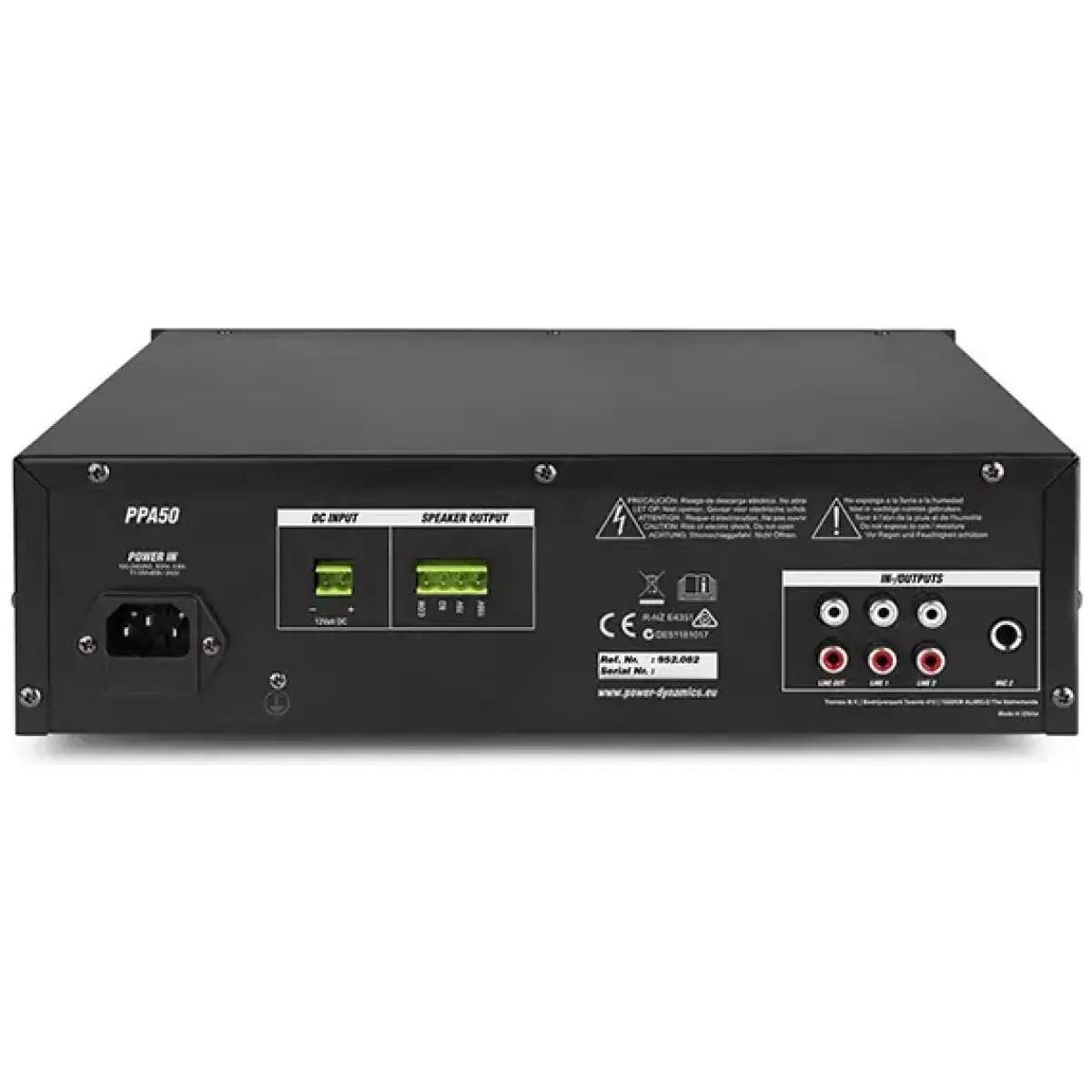 Pdm PPA50 100V Mixer Amplifier 50W Usb/sd/bt - Image 4