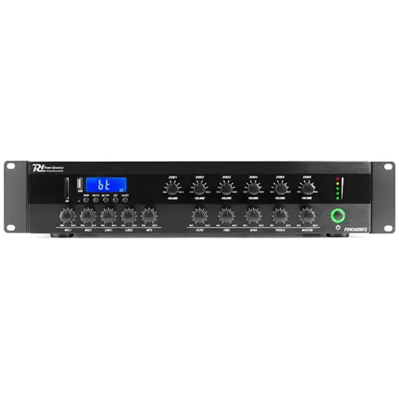 Pdm PDW360MP3 100V Mixer Amplifier 200W Usb/sd/bt/fm 6 Zone
