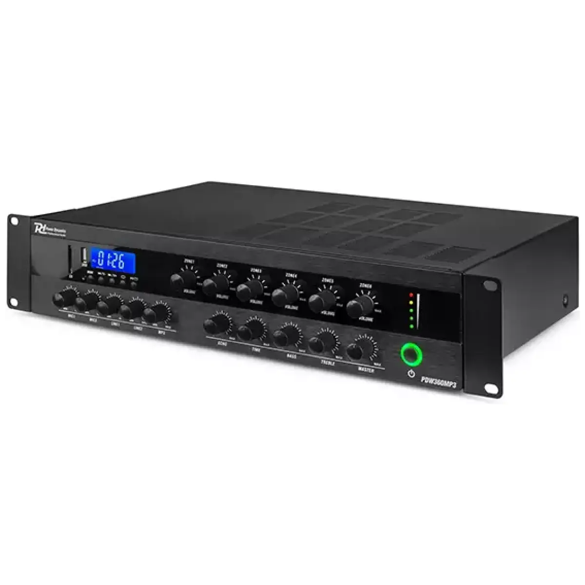 Pdm PDW360MP3 100V Mixer Amplifier 200W Usb/sd/bt/fm 6 Zone - Image 3