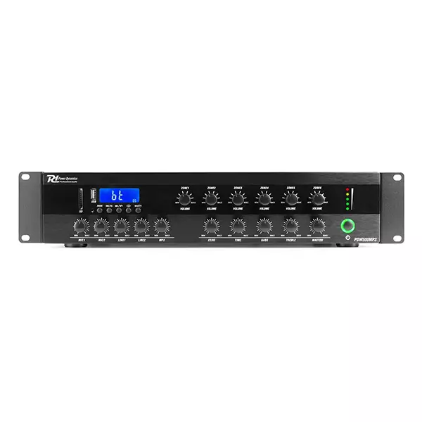 952088PDM_1 Pdm PDW500MP3 100V Mixer Amplifier 400W Usb/sd/bt/fm 6 Zone - Image 1