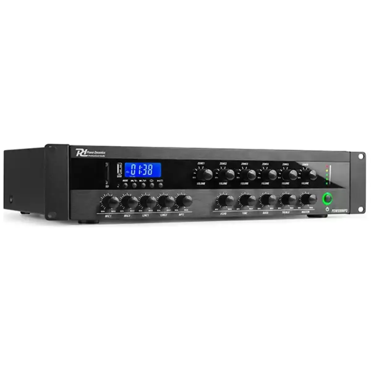 Pdm PDW500MP3 100V Mixer Amplifier 400W Usb/sd/bt/fm 6 Zone - Image 4