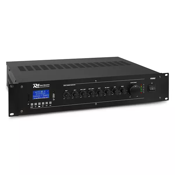 952150PDM_1 Pdm PRM60 100V Mixer Amplifier 60W Usb/sd/bt 6 Zone - Image 1