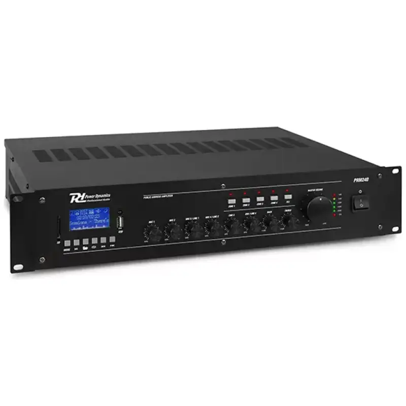 Pdm PRM240 100V Mixer Amplifier 240W Usb/sd/bt 4 Zone
