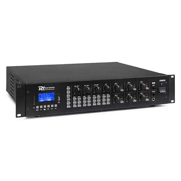 952161PDM_1 Pdm PRM606 100V Mixer Amplifier 360W Usb/sd/bt 6 Zone - Image 1