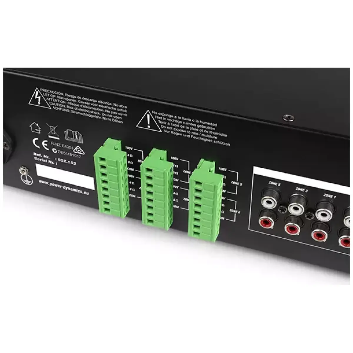 Pdm PRM606 100V Mixer Amplifier 360W Usb/sd/bt 6 Zone - Image 10