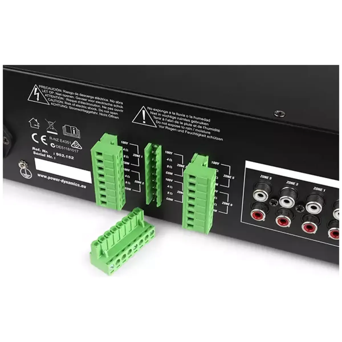 Pdm PRM606 100V Mixer Amplifier 360W Usb/sd/bt 6 Zone - Image 11