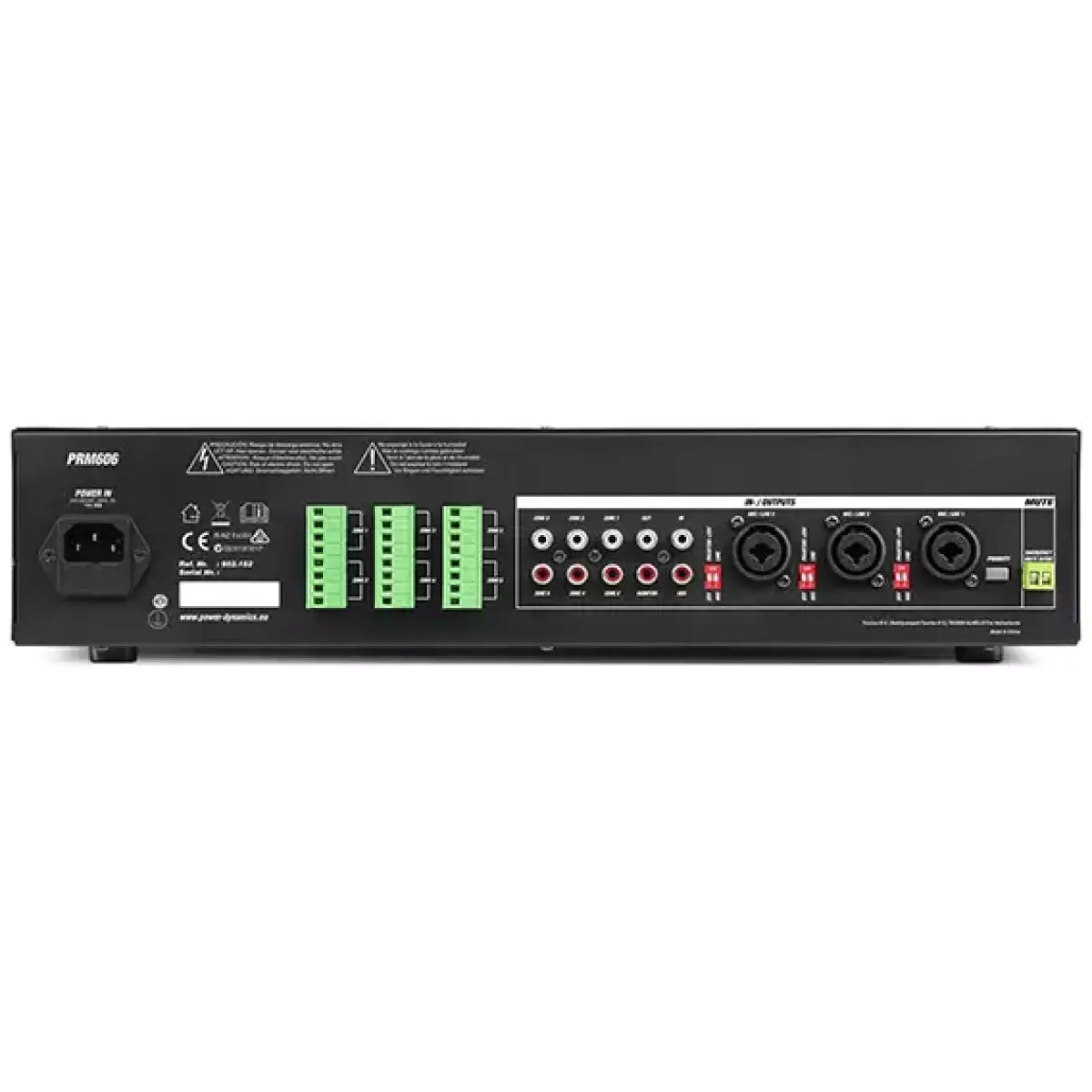 Pdm PRM606 100V Mixer Amplifier 360W Usb/sd/bt 6 Zone - Image 5