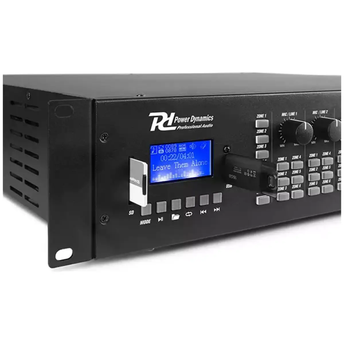 Pdm PRM606 100V Mixer Amplifier 360W Usb/sd/bt 6 Zone - Image 6