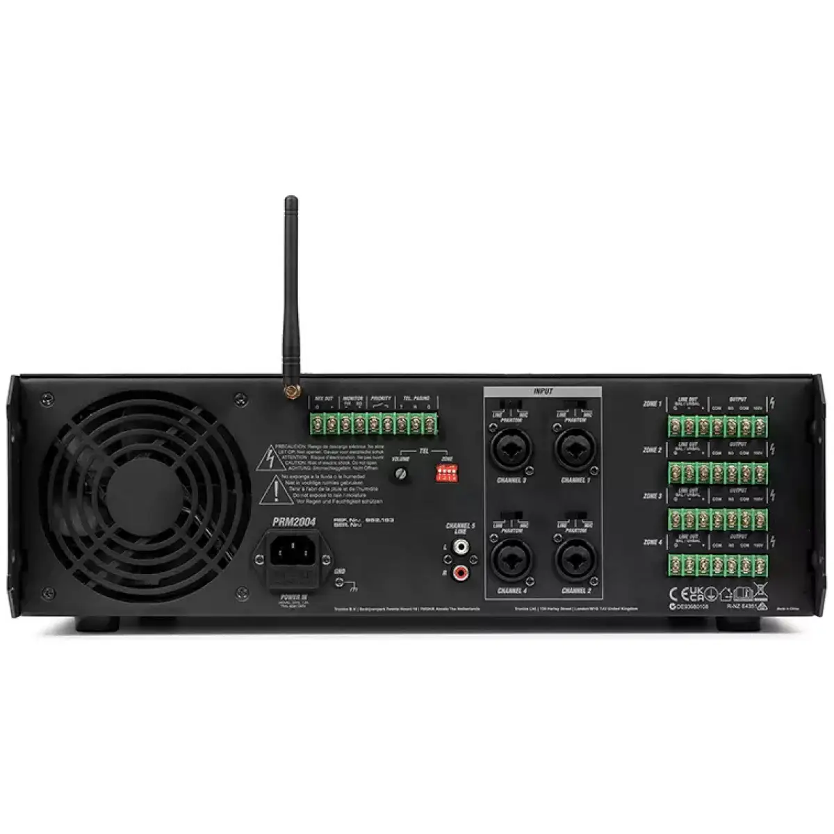 Pdm PAM2004 100V Mixer Amplifier 200W Bt 4 Zone - Image 7