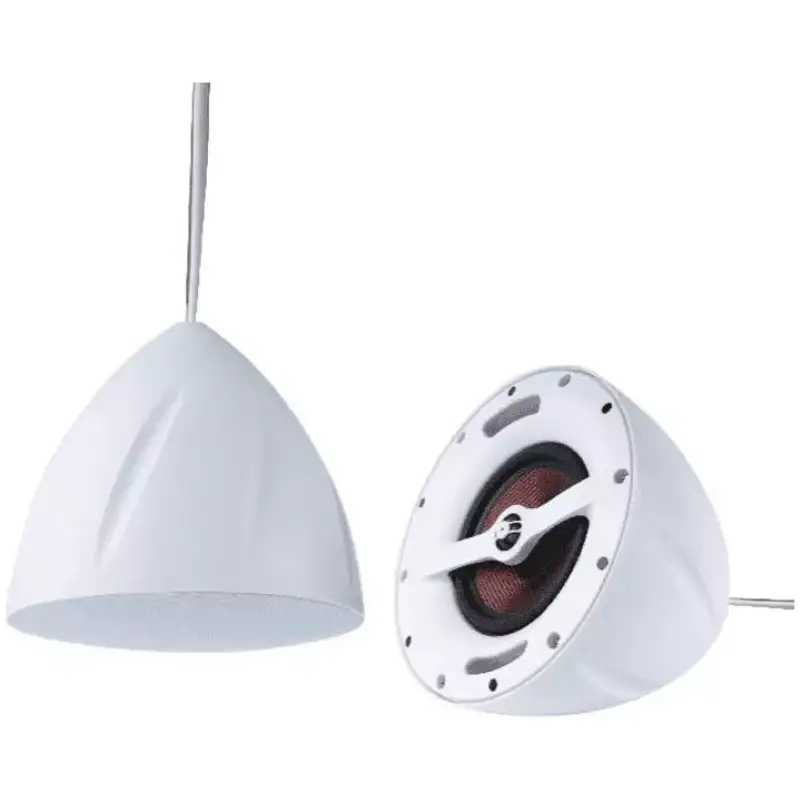 FILO PENDANT CONE SPEAKER WIDE ANGLE 6.5IN WHITE 40W