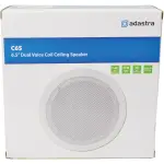 Adastra C6S Ceiling Speaker Dual Voice Coil 6.5INCH White 50W 8OHM - Image 3