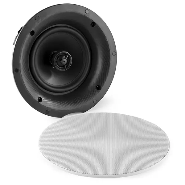 952549PDM_1 Pdm FCS8 Ceiling Speaker Frameless 8INCH White 40W 100V - Image 1