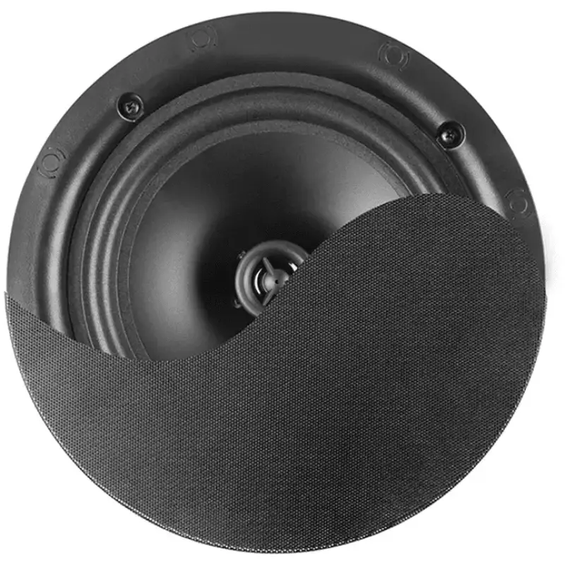 FILO CEILING SPEAKER FRAMELESS 8INCH BLACK 40W 100V