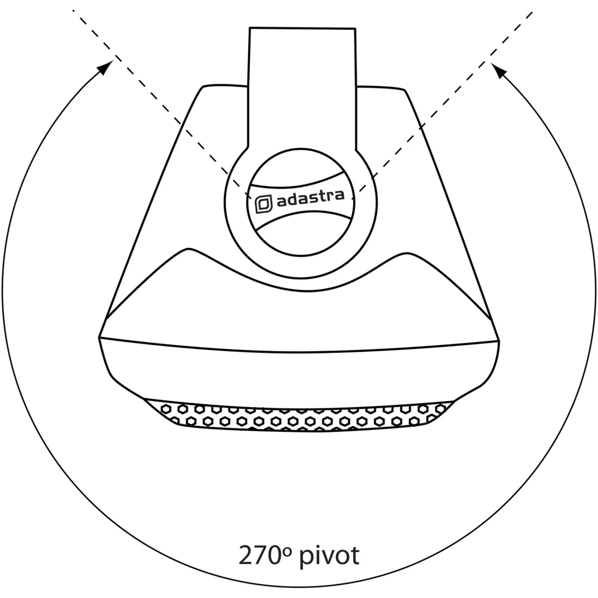 Adastra BC3VB Passive Wall Mount Speaker 3IN Black 30W 100V - Image 4