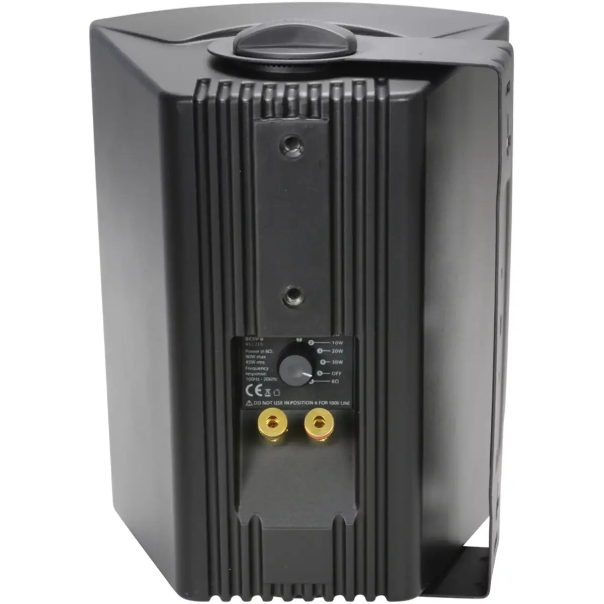 Adastra BC5VB Passive Wall Mount Speaker 5.25IN Black 45W 100V - Image 3